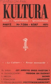 PARYSKA KULTURA – 1971 / 286+287 Cover Image