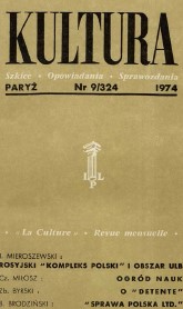 PARIS KULTURA – 1974 / 324 Cover Image