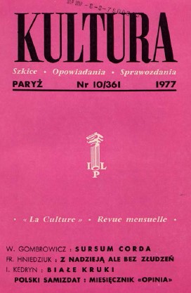 PARIS KULTURA – 1977 / 361 Cover Image