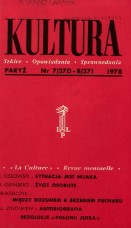 PARIS KULTURA – 1978 / 370+371 Cover Image