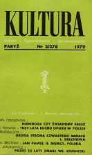 PARIS KULTURA – 1979 / 378 Cover Image