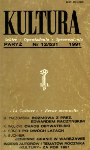 PARYSKA KULTURA – 1991 / 531