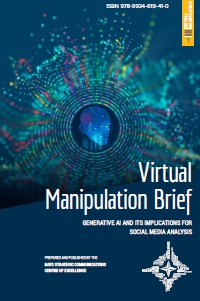 Virtual Manipulation Brief 2023/1: Generative AI and its Implications for Social Media Analysis