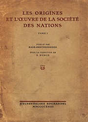 The Origins and Work of the League of Nations Cover Image