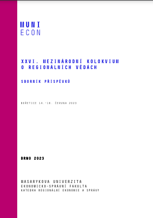 THE METROPOLITAN UNIT AS A FACTOR IN INCREASING THE EFFICIENCY OF URBAN DEVELOPMENT IN THE CZECH REPUBLIC Cover Image
