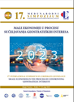 17TH INTERNATIONAL SYMPOSIUM ON CORPORATE GOVERNANCE: SMALL ECONOMIES IN THE PROCESS OF CONFRONTING GEOSTRATEGIC INTERESTS Cover Image