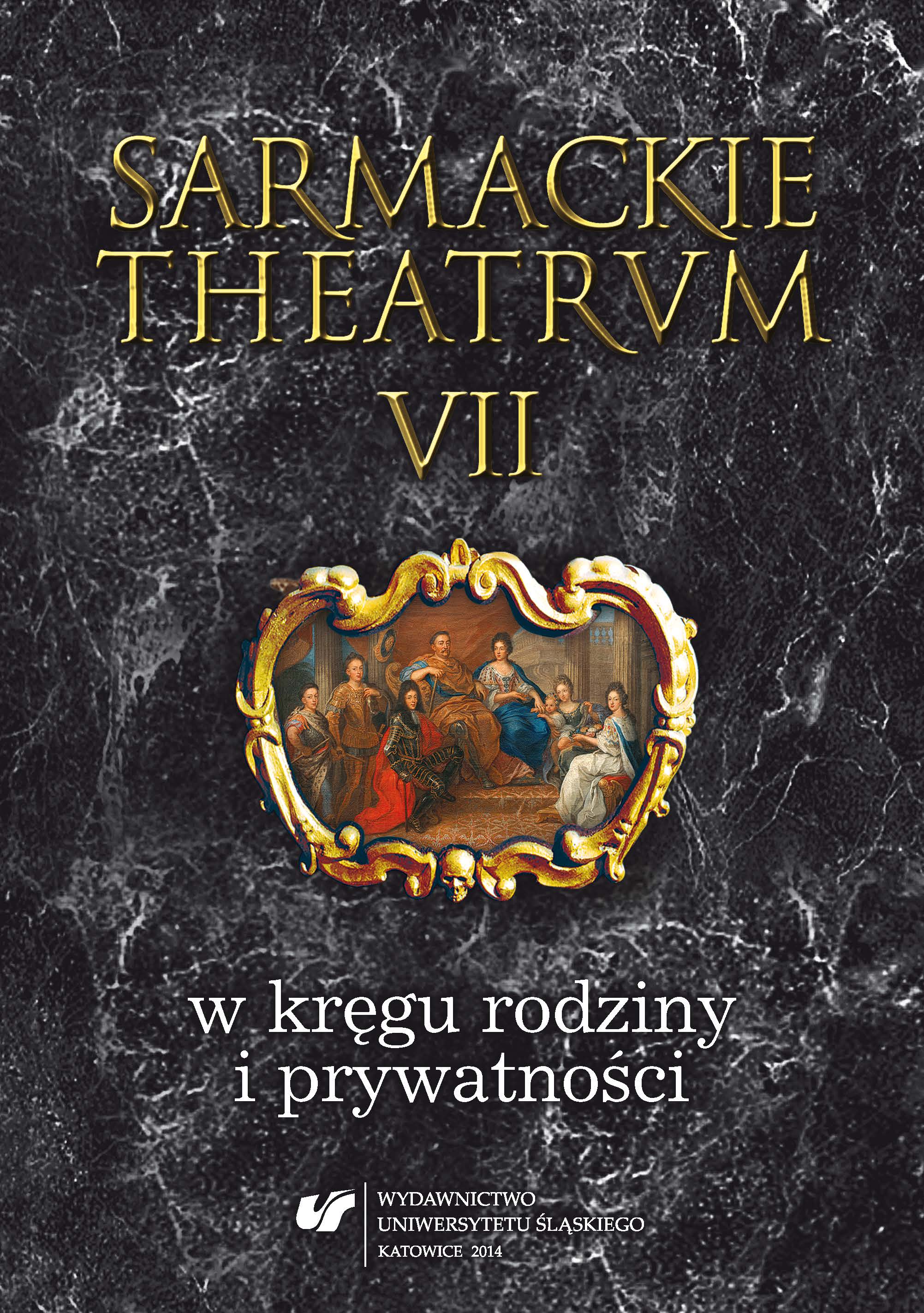 Sarmatrum theatrum. Vol. 7: In the circle of family and privacy Cover Image