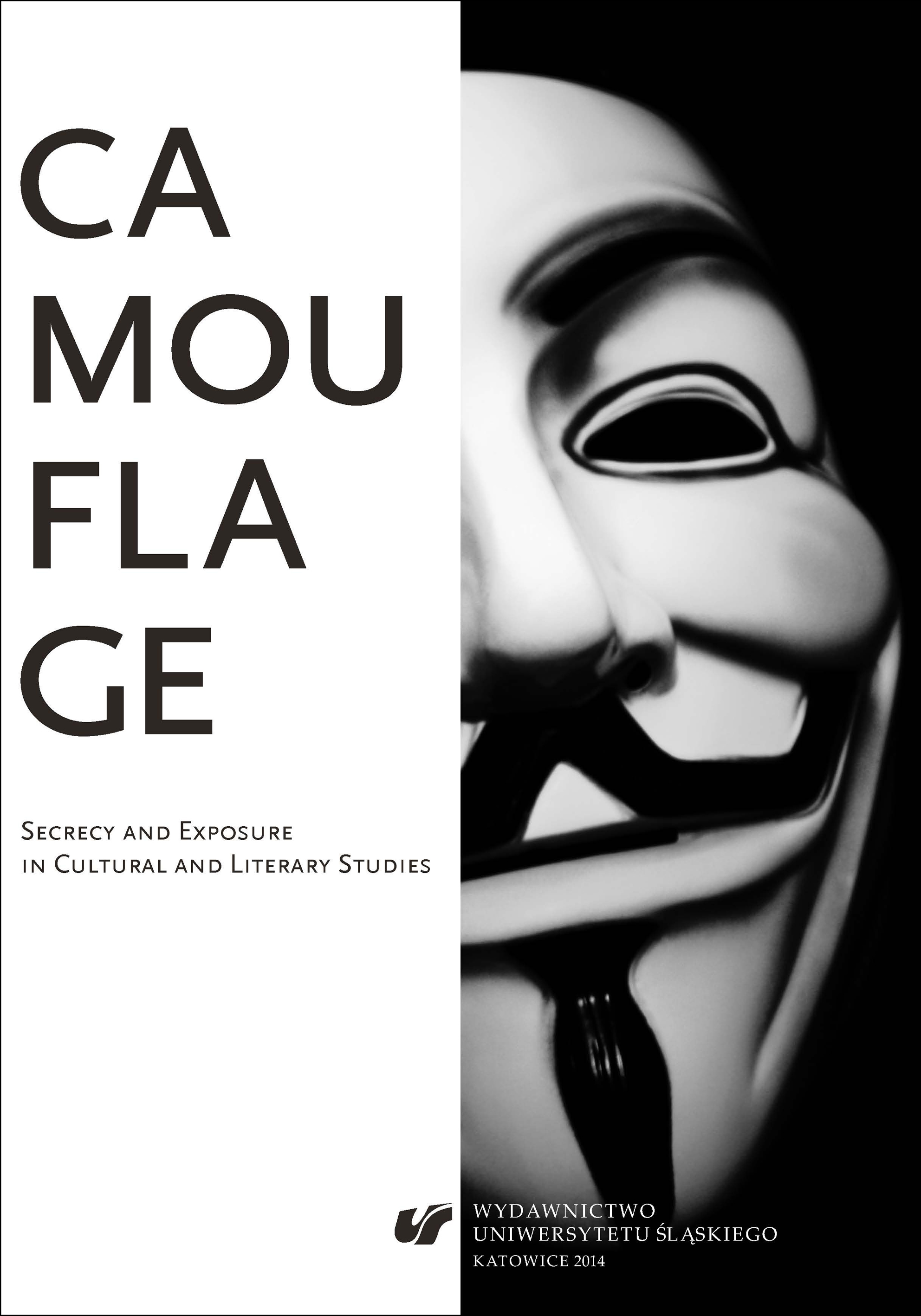 Camouflage. Secrecy and Exposure in Cultural and Literary Studies Cover Image