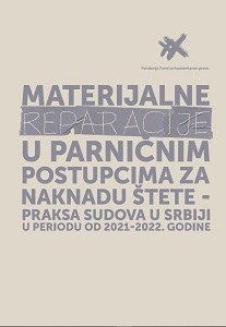 Material reparations in proceedings for damages – The practice of courts in Serbia 2021 – 2022 Cover Image