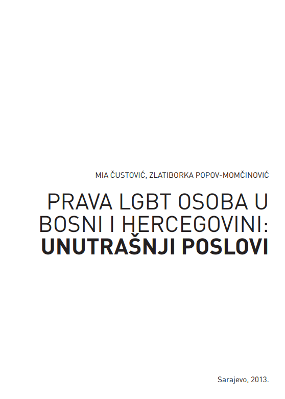 LGBT Rights in Bosnia and Herzegovina: Internal Affairs Cover Image