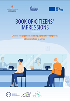 Book of Citizens' Impressions: Citizens' engagement in campaigns for better public administration in Serbia Cover Image