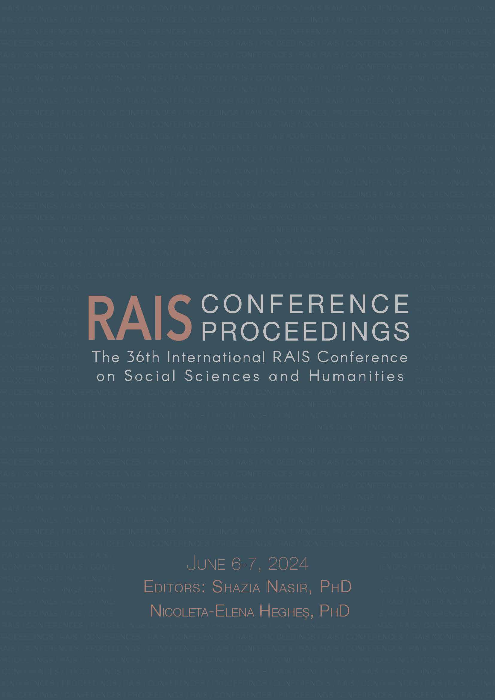 Proceedings of the 36th International RAIS Conference on Social Sciences and Humanities