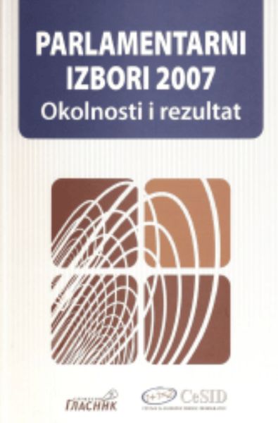 ABOUT ELECTIONS 15 - Parliamentary elections in the Republic of Serbia on January 21, 2007