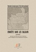 Enquiry on the Balkans. Report presented to the Directors of the Carnegie Foundation Cover Image