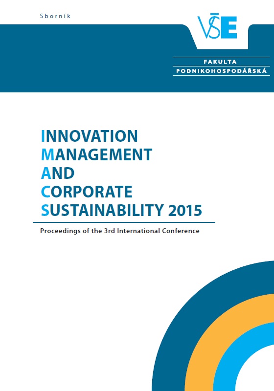 Innovation Management and Corporate Sustainability (IMACS 2015) Cover Image