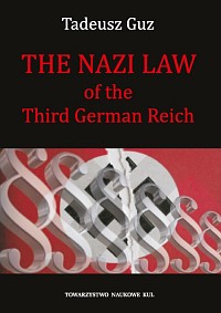 The Nazi Law of the Third German Reich Cover Image