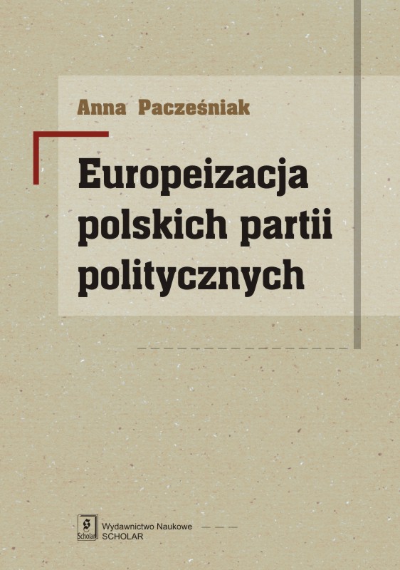 EUROPEANIZATION OF POLISH POLITICAL PARTIES Cover Image
