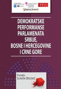 Democratic Performances of parliaments in Serbia, Bosnia and Herzegovina and Montenegro Cover Image