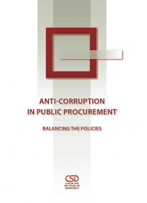 Anti-Corruption in Public Procurement: Balancing the Policies
