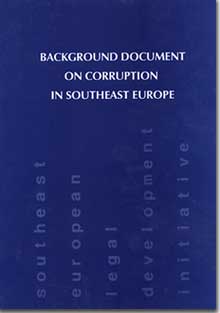 Background Document on Corruption in Southeast Europe Cover Image