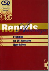 CSD-Report 03 - Preparing for EU Accession Negotiations Cover Image