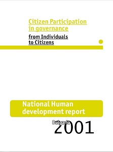 UNDP - HUMAN DEVELOPMENT REPORT 2001 – BULGARIA. Citizen Participation in  Governance