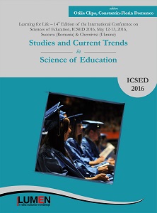 Studies and Current Trends in Science of Education - ICSED 2016