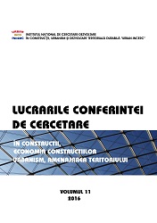 Paper proceedings of the research conference on constructions, economy of constructions, architecture, urbanism and territorial development Cover Image