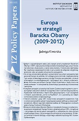 Europe in Barack Obama's strategy (2009-2012) Cover Image