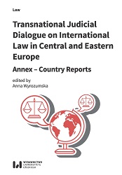 Transnational Judicial Dialogue on International Law in Central and Eastern Europe Cover Image