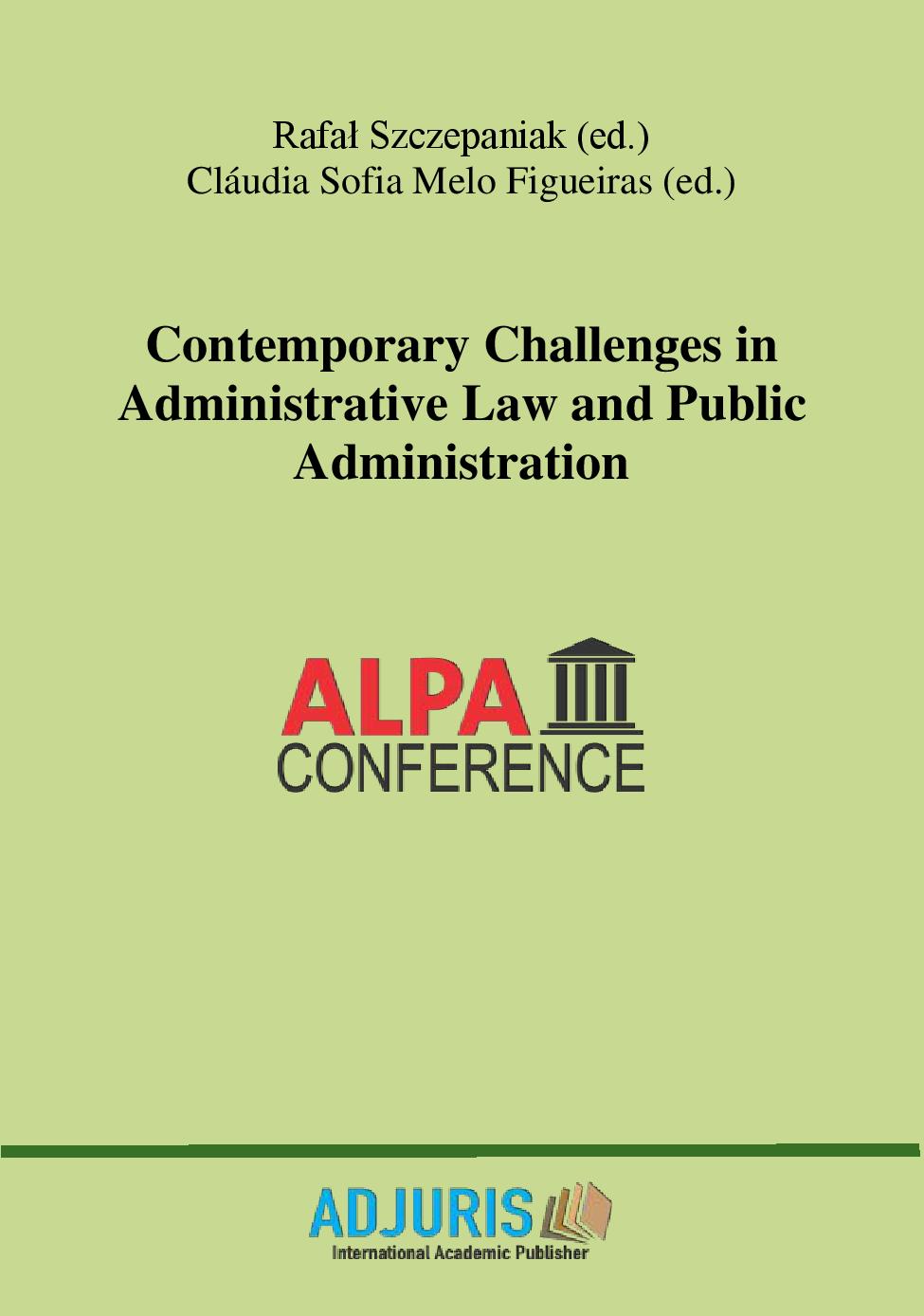 Contemporary Challenges in Administrative Law and Public Administration