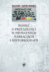 Memory of the Past in Private Narratives and Historiography Cover Image