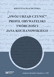 Civic profile within the output by Jan Kochanowski Cover Image