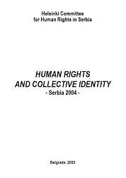 Human Rights and Collective Identity - Serbia 2004 - Cover Image
