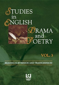 Studies in English Drama and Poetry vol. 3. Reading subversion and transgression Cover Image