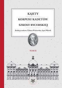 1823 - the period is closed of the Great Mosaic Enlightenment. The last way Adam Kazimierz Czartoryski, commandant the School of Chivalry against the background of funeral sources Cover Image