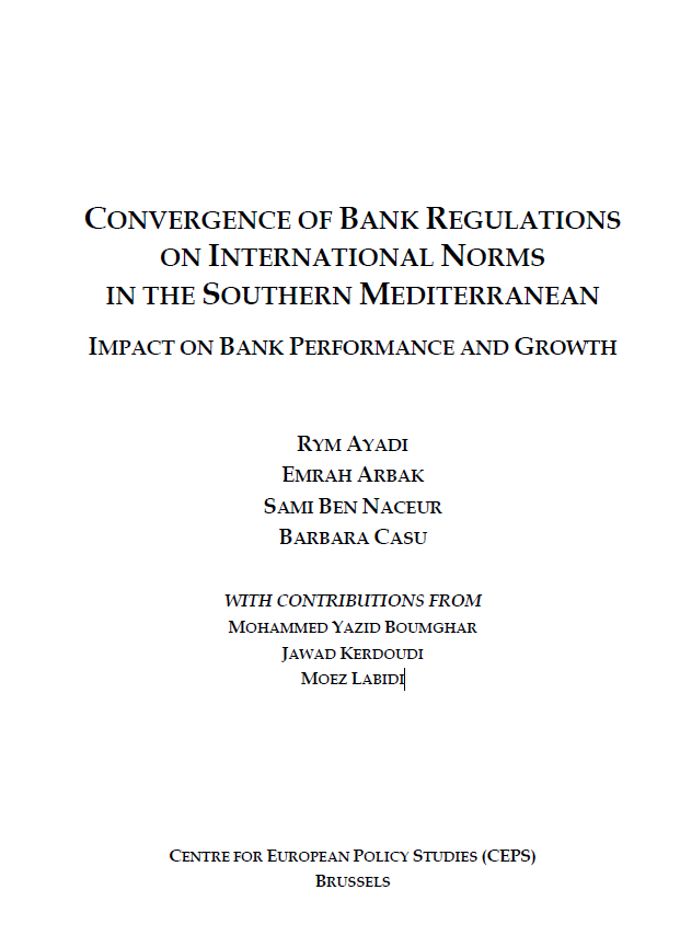 Convergence of bank regulations on international norms in the Southern Mediterranean Cover Image