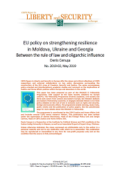 EU policy on strengthening resilience in Moldova, Ukraine and Georgia. Between the rule of law and oligarchic influence