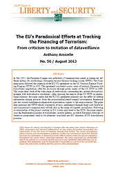 №56 The EU’s Paradoxical Efforts at Tracking the Financing of Terrorism: From criticism to imitation of dataveillance Cover Image