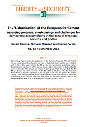 №58 The ‘Lisbonisation’ of the European Parliament. Assessing progress, shortcomings and challenges for democratic accountability in the area of freedom, security and justice Cover Image