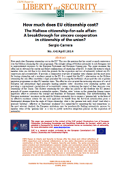 №64 How much does EU citizenship cost? The Maltese citizenship-for-sale affair: A breakthrough for sincere cooperation in citizenship of the union?