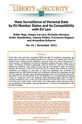 №61 Mass Surveillance of Personal Data by EU Member States and its Compatibility with EU Law