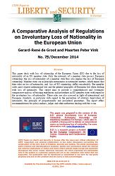 №75 A Comparative Analysis of Regulations on Involuntary Loss of Nationality in the European Union