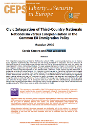 Civic Integration of Third-Country Nationals. Nationalism versus Europeanisation in the Common EU Immigration Policy Cover Image