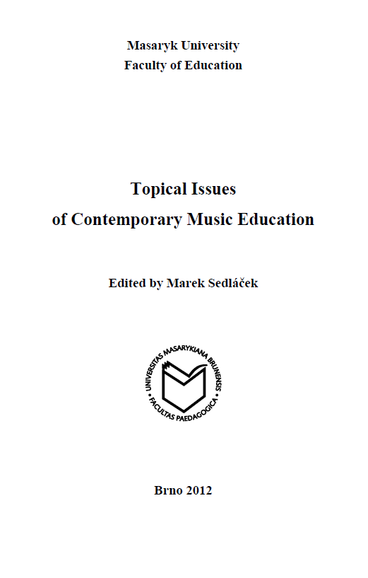 Topical Issues of Contemporary Music Education Cover Image