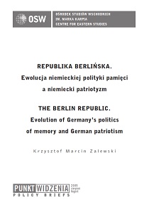 Republika Berlińska. Ewolucja niemieckiej polityki pamięci a niemiecki patriotyzm