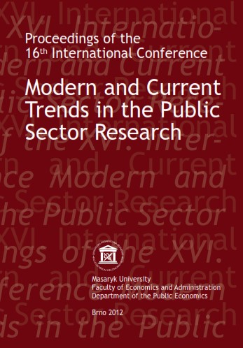 Impact of Structures Based on Mutual Cover-up on the Course of Public Sector Reforms in the Czech Republic Cover Image