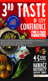 Taste of City Food and Place Marketing Conference 2018 Programme and Abstracts Book