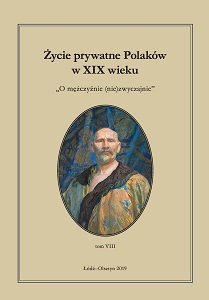 Private Lives of Poles in the Nineteenth Century. Volume 8. About Men – (Un)usually Cover Image