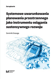 System Conditions of Spatial Planning as an Instrument for Achieving Sustainable Development Cover Image